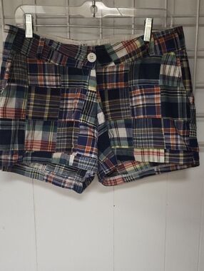 MILLENIUM Patchwork Plaid Women’s Shorts, Size 8